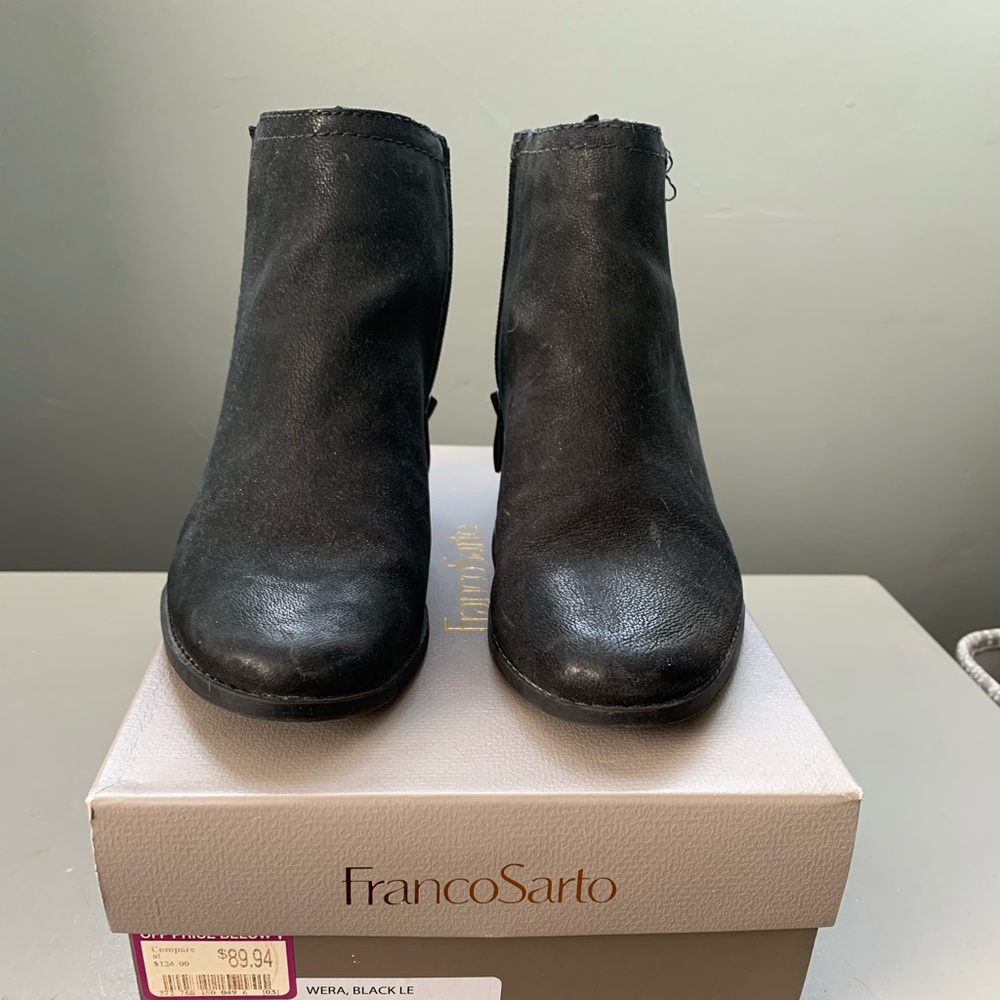 Franco Sarto Black Booties